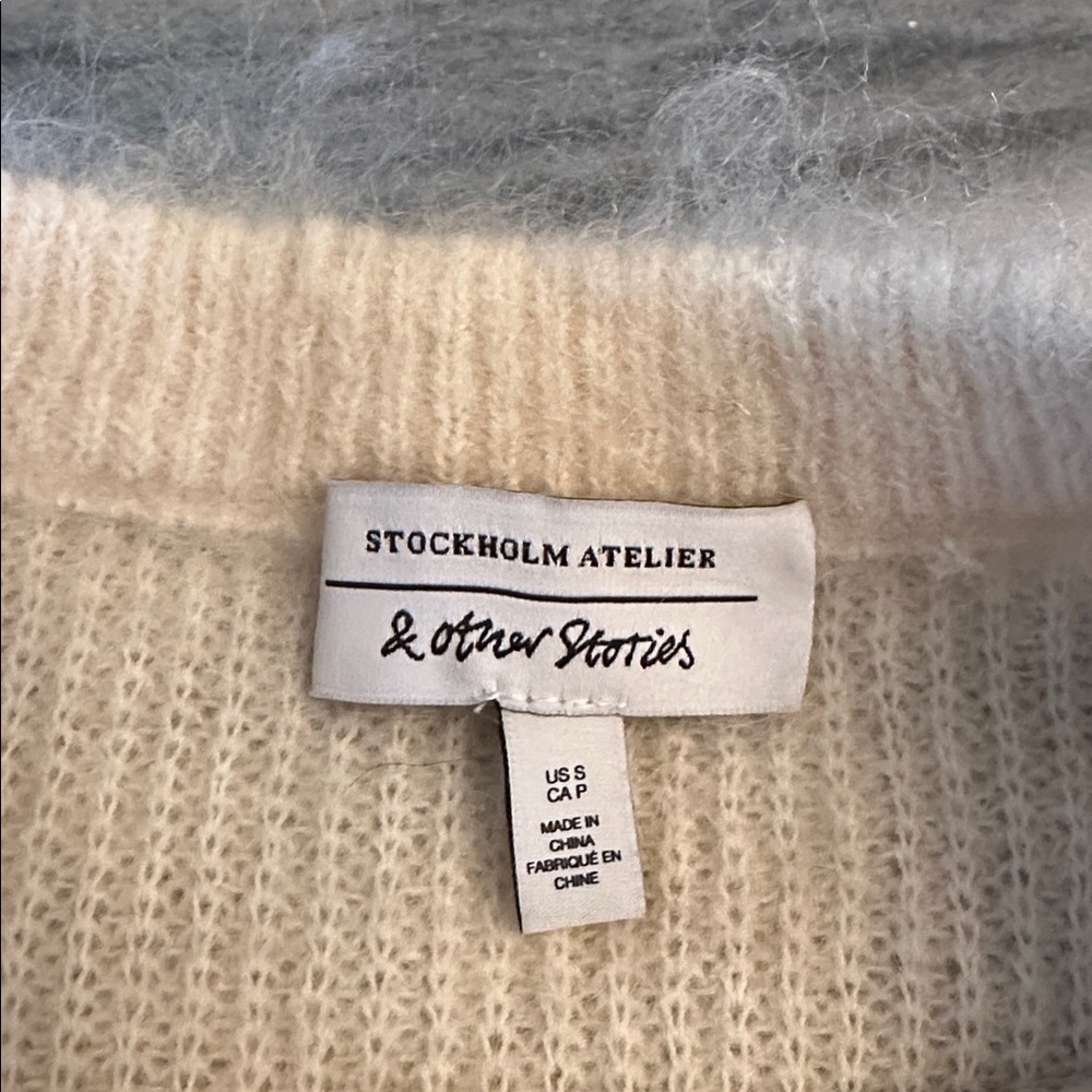 & Other Stories Stockholm Atelier mohair and wool sweater -NWOT - Picture 4 of 6